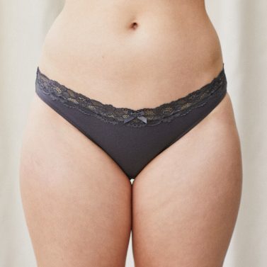 The Colete Brief - Grey - Front